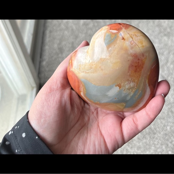 ✨ 3x HP ✨ Polychrome Jasper ✨ Heart ✨ - Picture 8 of 17
